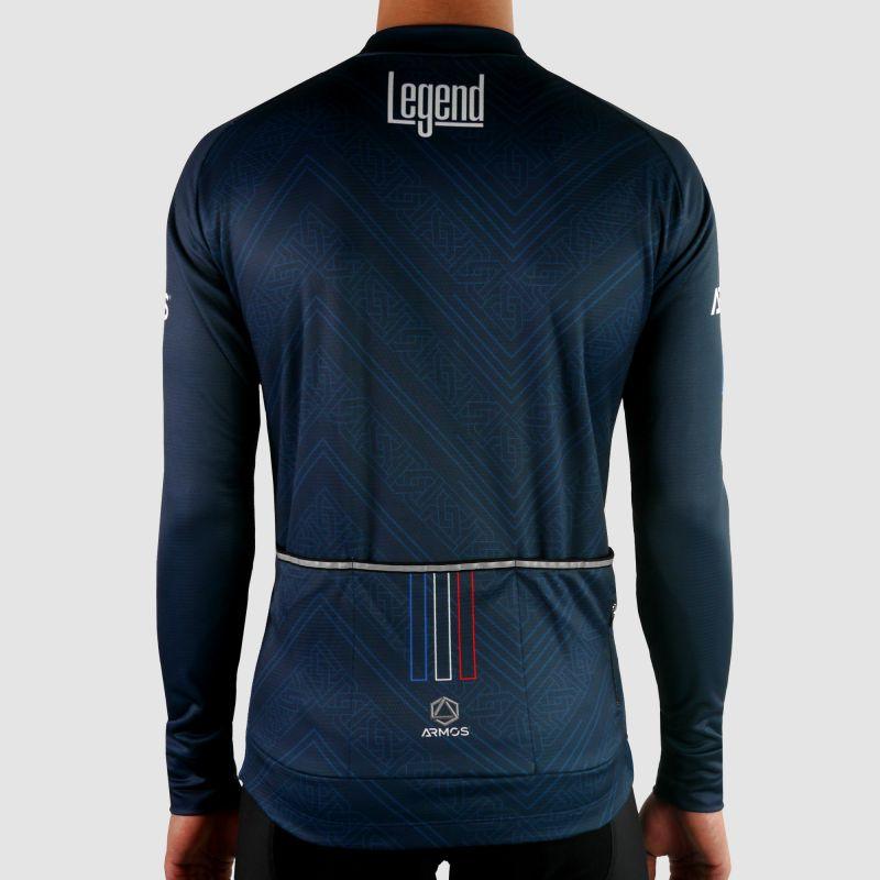 MAILLOT / VESTE MI SAISON PERFO ARMOS LEGEND BLEU MARINE V-MAILLOT SILA SPORT 