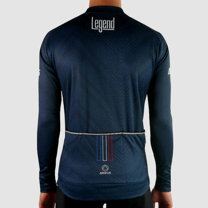 MAILLOT / VESTE MI SAISON PERFO ARMOS LEGEND BLEU MARINE V-MAILLOT SILA SPORT 