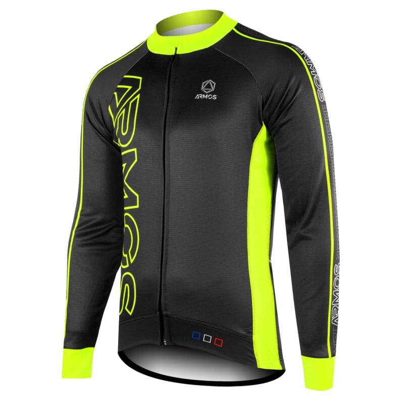 MAILLOT / VESTE MI-SAISON PERFO ARMOS NEON JAUNE FLUO V-VESTE THERMIQUE SILA SPORT 