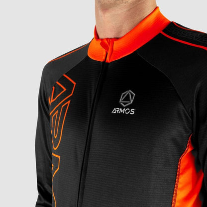 MAILLOT / VESTE MI-SAISON PERFO ARMOS NEON ORANGE FLUO V-VESTE THERMIQUE SILA SPORT 