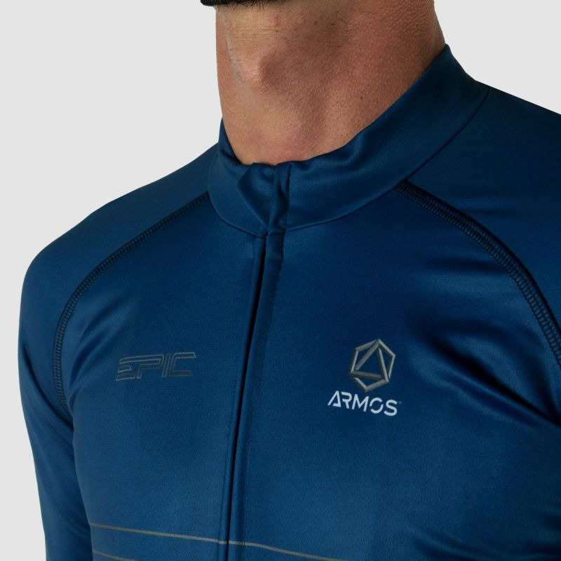 MAILLOT / VESTE MI-SAISON PRO ARMOS EPIC BLEU V-MAILLOT SILA SPORTS 
