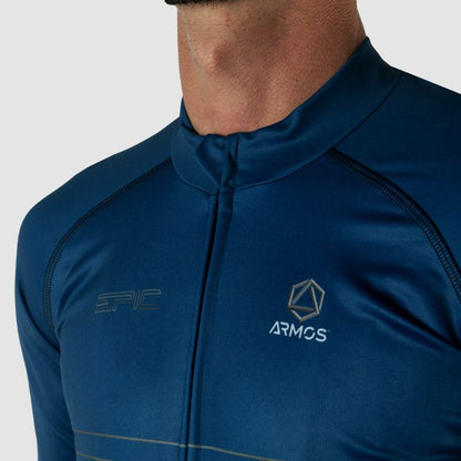 MAILLOT / VESTE MI-SAISON PRO ARMOS EPIC BLEU V-MAILLOT SILA SPORTS 