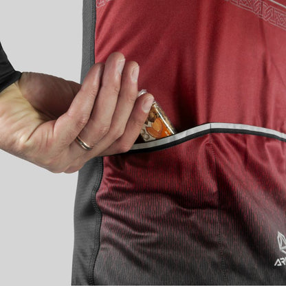 MAILLOT / VESTE MI-SAISON PRO ARMOS EPIC GRENAT V-MAILLOT SILA SPORTS 