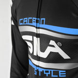 MAILLOT / VESTE MI-SAISON SILA CARBON STYLE 2 - BLEU 1618 V-MAILLOT SILA SPORTS 