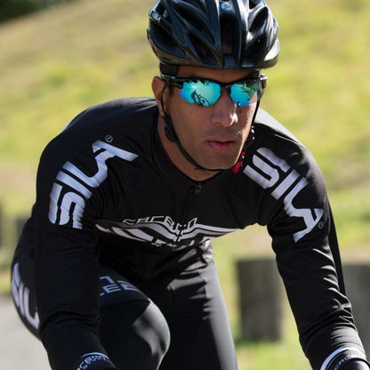 MAILLOT / VESTE MI-SAISON SILA CARBON STYLE 2 - BLEU 1618 V-MAILLOT SILA SPORTS 