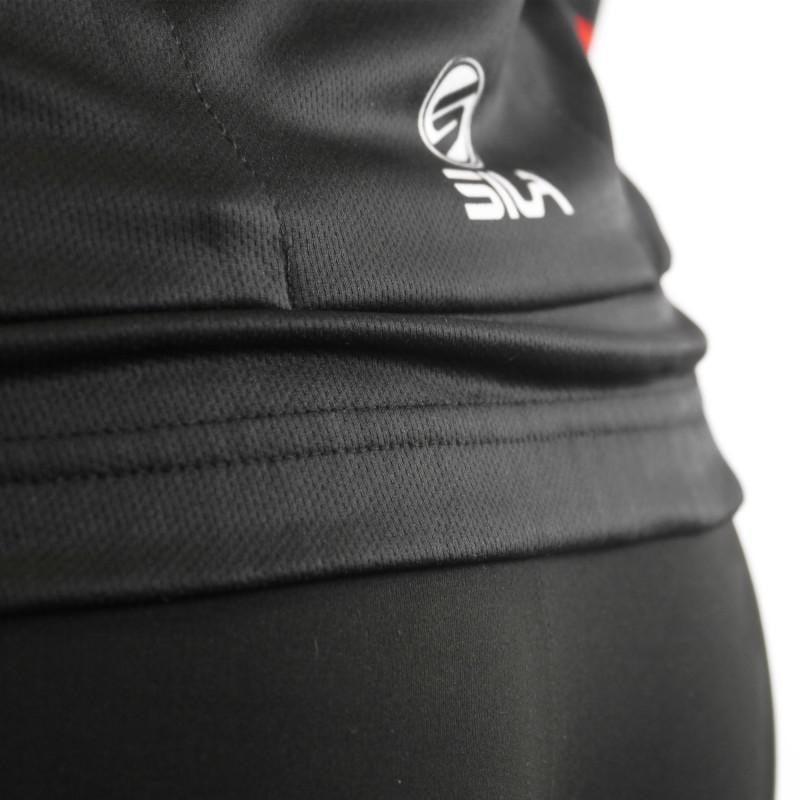 MAILLOT / VESTE MI-SAISON SILA CARBON STYLE 2 - ROUGE 1617 V-MAILLOT SILA SPORT 