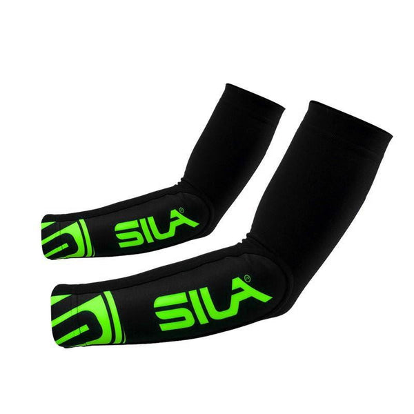 MANCHETTES THERMIQUES SILA FLUO STYLE 3 VERT 1401 A-MANCHETTES SILA SPORT 