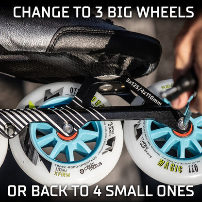 Patin de vitesse en ligne Agility-3 4 X 110 DISPONIBLE MAINTENANT R-CHAUSSURE CADOMOTUS 