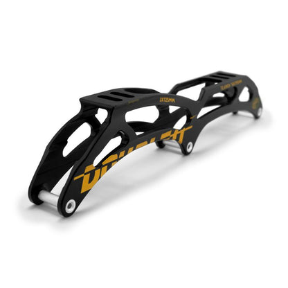 PLATINES DOUBLE FF A2 – 3 X 125 - 12.6 - 195 MM - NOIR/OR   3518