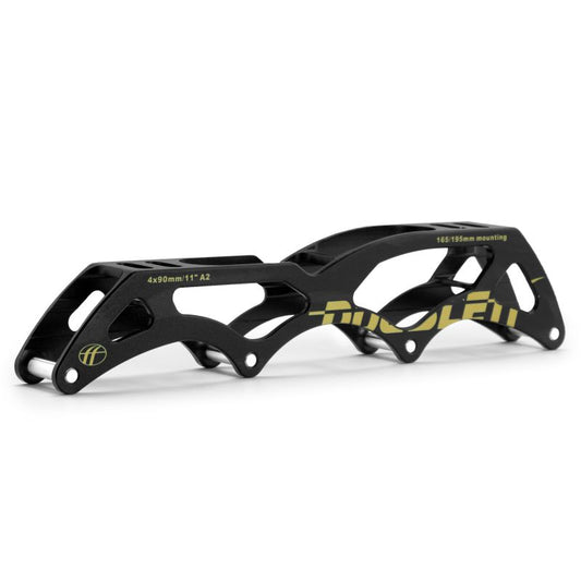 DOUBLE FF A2 PLATES - 4 X 90 – 11.0 - 165/195MM - BLACK/GOLD 3519