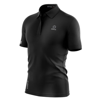 ARMOS LEGEND BLACK MEN'S POLO SHIRT