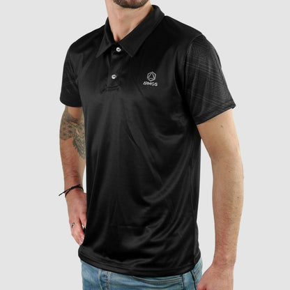 ARMOS LEGEND BLACK MEN'S POLO SHIRT