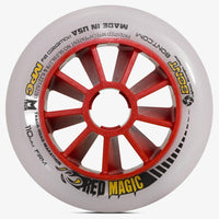 ROUES DE PATINS-Magie rouge BONT 90 MM R-ROUES BONT 