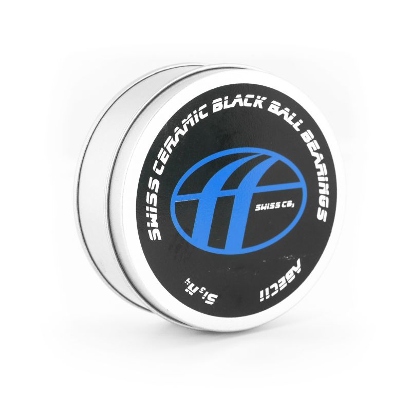 ROULEMENTS DOUBLE FF CÉRAMIQUES NOIR 6 BILLES (16PCS) M-ROULEMENT SILA SPORT 