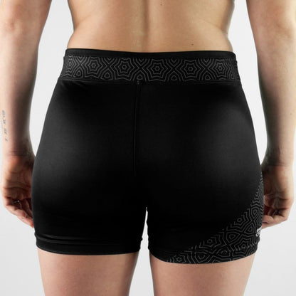SHORT/CUISSARD COURT SILA AZALEA - NOIR RUNNING FEMMES V-SHORT SILA SPORTS 