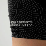 SHORT/CUISSARD COURT SILA AZALEA - NOIR RUNNING FEMMES V-SHORT SILA SPORTS 