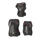 SKATE GEAR JUNIOR 3 PACK 069P0200741 | Sizes: XXXS- XXS - XS | Color: BLACK/RED GARÇON A-PROTECTION TECNICA GROUP CANADA 