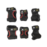 SKATE GEAR JUNIOR 3 PACK 069P0200741 | Sizes: XXXS- XXS - XS | Color: BLACK/RED GARÇON A-PROTECTION TECNICA GROUP CANADA 