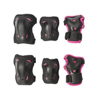 SKATE GEAR JUNIOR 3 PACK (BLACK/PINK) M-PROTECTEURS TECNICA GROUP CANADA 