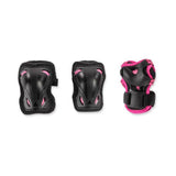 SKATE GEAR JUNIOR 3 PACK (BLACK/PINK) M-PROTECTEURS TECNICA GROUP CANADA 