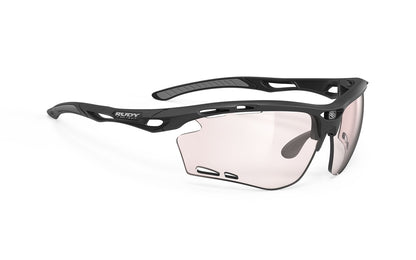 PROPULSE GLASSES Color: Matte Black Frame with ImpactX Photochromic 2 Red Lenses