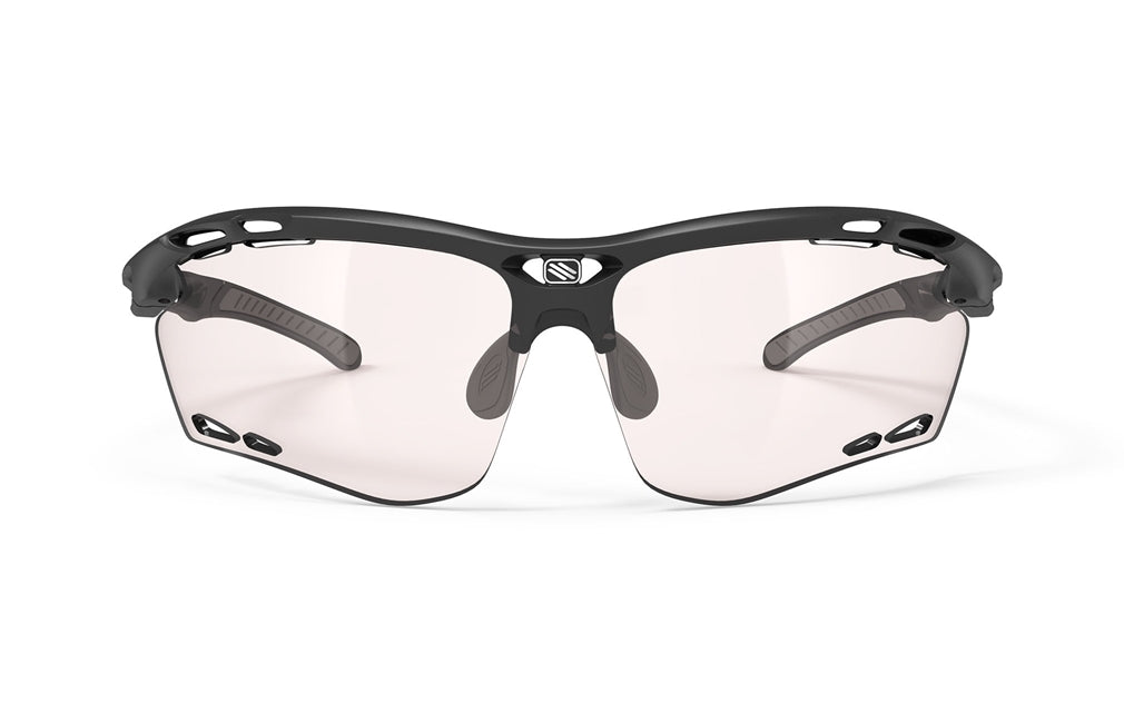 PROPULSE GLASSES Color: Matte Black Frame with ImpactX Photochromic 2 Red Lenses