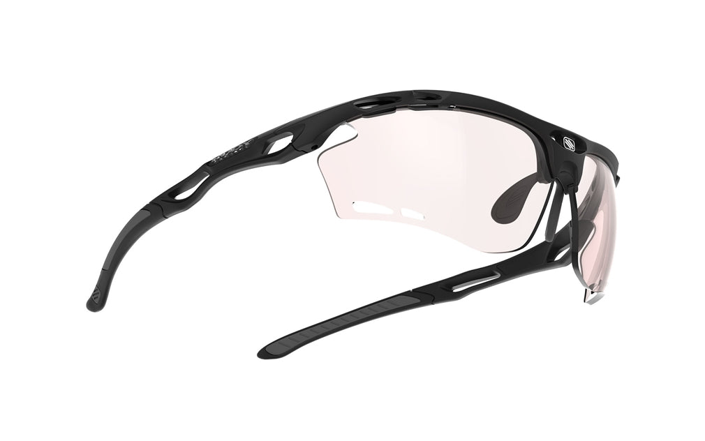 PROPULSE GLASSES Color: Matte Black Frame with ImpactX Photochromic 2 Red Lenses