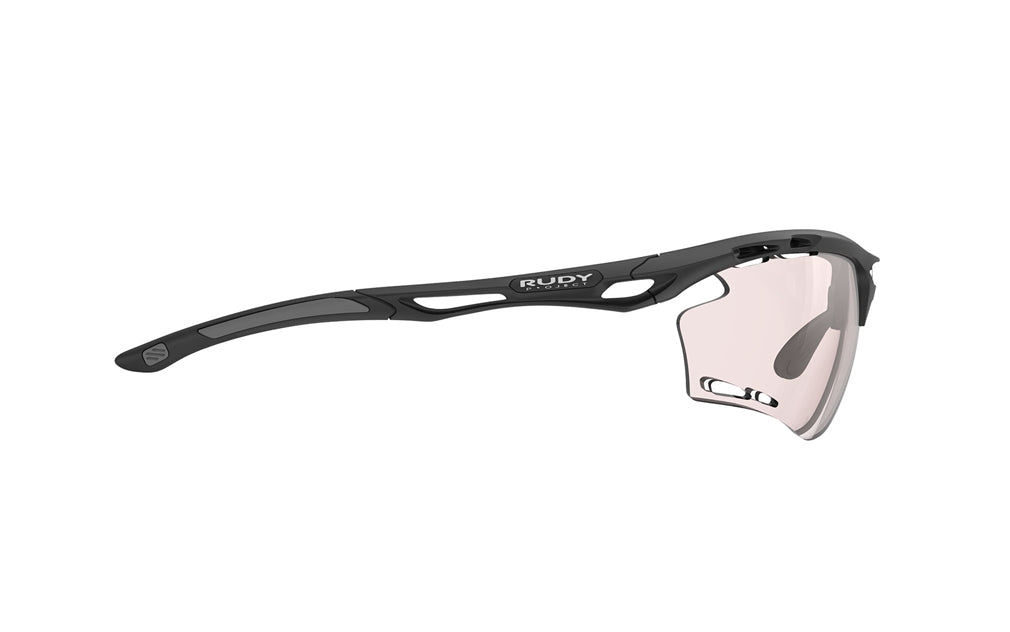 PROPULSE GLASSES Color: Matte Black Frame with ImpactX Photochromic 2 Red Lenses