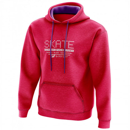 SWEAT À CAPUCHE SILA SKATE SUPPORT - ROSE 1572 T-SWEAT SILA SPORT 
