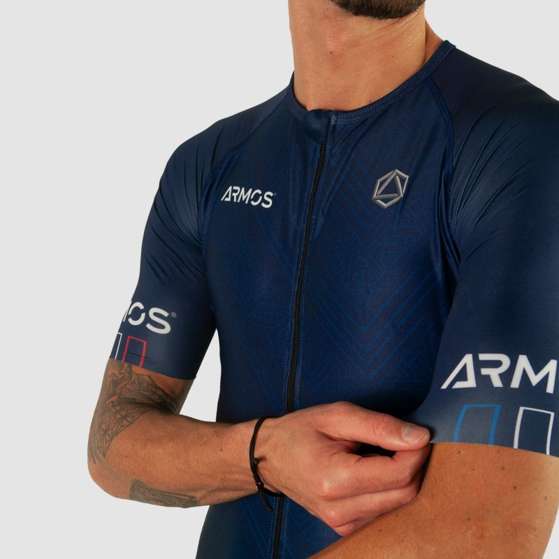 TOP TRIATHLON PERFO ARMOS LEGEND BLEU MARINE MC V-TRIFONCTION SILA SPORTS 