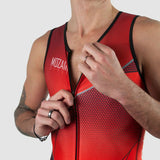 TRIFONCTION CD SILASPORT MOZAIK STYLE ROUGE V-TRIFONCTION SILA SPORTS 