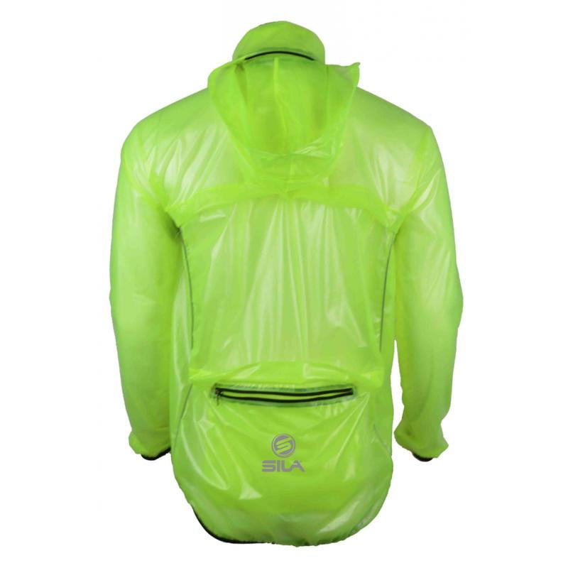VESTE PLUIE IMPERMÉABLE SILA JAUNE FLUO 1099 V-VESTE SILA SPORT 