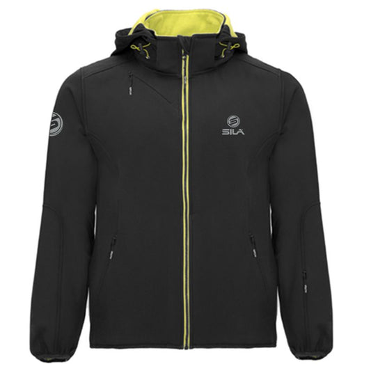 VESTE SOFTSHELL SPORT À CAPUCHE SILA - NOIR V-VESTE THERMIQUE SILA SPORT 