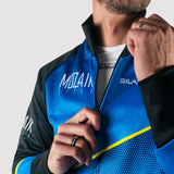 VESTE THERMIQUE EVO SILASPORT MOZAIK STYLE BLEU V-VESTE THERMIQUE SILA SPORT 