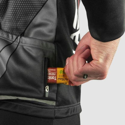 VESTE THERMIQUE EVO SILASPORT MOZAIK STYLE GRIS V-VESTE THERMIQUE SILA SPORT 