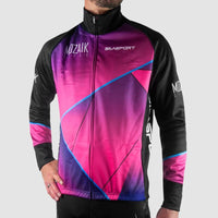 VESTE THERMIQUE EVO SILASPORT MOZAIK STYLE ROSE V-VESTE THERMIQUE SILA SPORT 