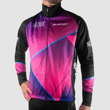VESTE THERMIQUE EVO SILASPORT MOZAIK STYLE ROSE V-VESTE THERMIQUE SILA SPORT 