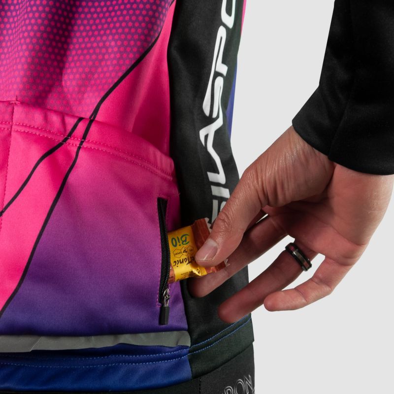 VESTE THERMIQUE EVO SILASPORT MOZAIK STYLE ROSE   3553