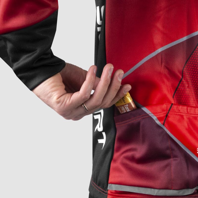 VESTE THERMIQUE EVO SILASPORT MOZAIK STYLE ROUGE V-VESTE THERMIQUE SILA SPORT 