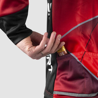 VESTE THERMIQUE EVO SILASPORT MOZAIK STYLE ROUGE V-VESTE THERMIQUE SILA SPORT 