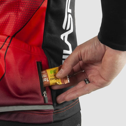 VESTE THERMIQUE EVO SILASPORT MOZAIK STYLE ROUGE V-VESTE THERMIQUE SILA SPORT 