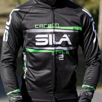 VESTE THERMIQUE HIVER SILA CARBON STYLE 2 - VERT 1406 V-VESTE THERMIQUE SILA SPORT 