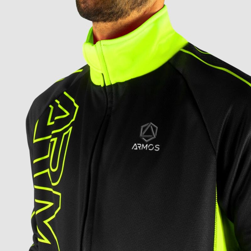 VESTE THERMIQUE PERFO ARMOS NEON JAUNE FLUO V-VESTE THERMIQUE SILA SPORT 
