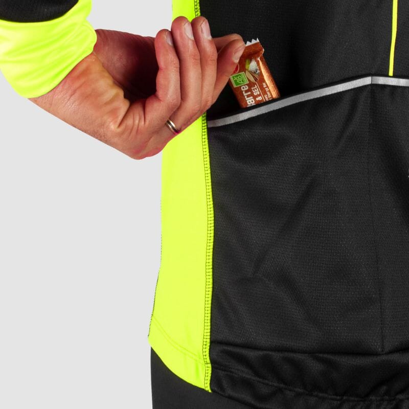 VESTE THERMIQUE PERFO ARMOS NEON JAUNE FLUO V-VESTE THERMIQUE SILA SPORT 