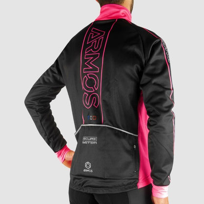 VESTE THERMIQUE PERFO ARMOS NEON ROSE FLUO V-VESTE THERMIQUE SILA SPORT 